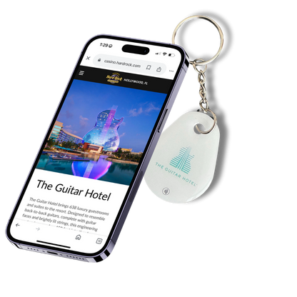 NFC KEYCHAIN - TEARDROP